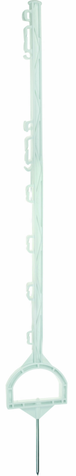 Stijgbeugelpalen wit, 115cm