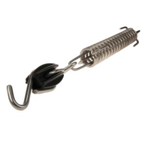 Veerset, ei isolator met RVS/INOX haak